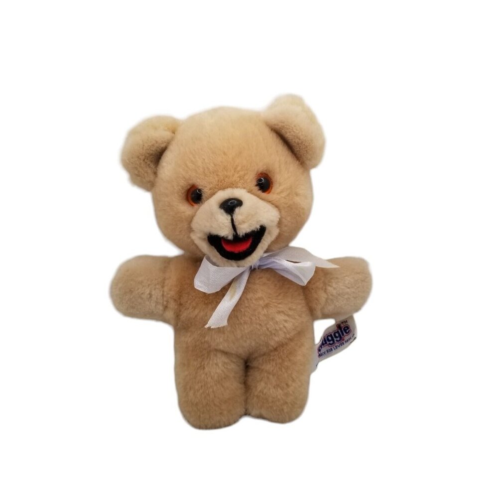 Vintage Plush Russ Snuggle Snuggles Teddy Bear 6" Stuffed Animal Toy Advertising
